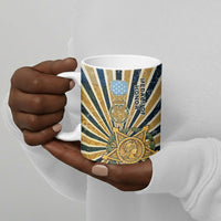 Freddie Stowers Ceramic Mug Medal Of Honor Hero - Vintage Retro Sunburst - Military Valor Heritage