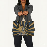 Freddie Stowers Leather Bag Medal Of Honor Hero - Vintage Retro Sunburst - Military Valor Heritage