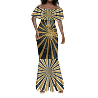 Freddie Stowers Mermaid Dress Medal Of Honor Hero - Vintage Retro Sunburst - Military Valor Heritage