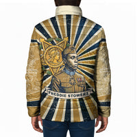 Freddie Stowers Padded Jacket Medal Of Honor Hero - Vintage Retro Sunburst - Military Valor Heritage