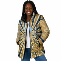 Freddie Stowers Padded Jacket Medal Of Honor Hero - Vintage Retro Sunburst - Military Valor Heritage