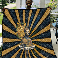 Freddie Stowers Quilt Medal Of Honor Hero - Vintage Retro Sunburst - Military Valor Heritage