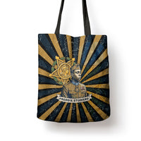 Freddie Stowers Tote Bag Medal Of Honor Hero - Vintage Retro Sunburst - Military Valor Heritage