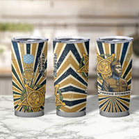 Freddie Stowers Tumbler Cup Medal Of Honor Hero - Vintage Retro Sunburst - Military Valor Heritage