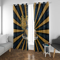 Freddie Stowers Window Curtain Medal Of Honor Hero - Vintage Retro Sunburst - Military Valor Heritage
