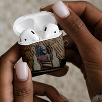 Freddie Stowers African American AirPods Case Medal Of Honor Red Hand - Military Camouflage Striped World War I