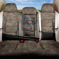 Freddie Stowers African American Back Car Seat Cover Medal Of Honor Red Hand - Military Camouflage Striped World War I