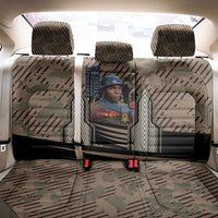 Freddie Stowers African American Back Car Seat Cover Medal Of Honor Red Hand - Military Camouflage Striped World War I