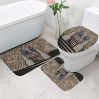 Freddie Stowers African American Bathroom Set Medal Of Honor Red Hand - Military Camouflage Striped World War I
