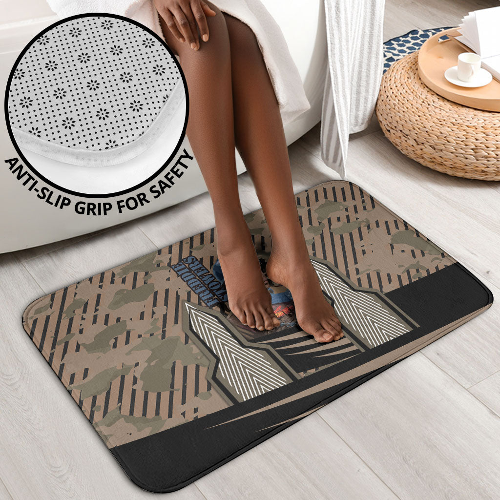 Freddie Stowers African American Bathroom Set Medal Of Honor Red Hand - Military Camouflage Striped World War I