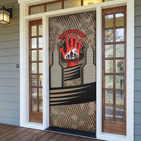 Freddie Stowers African American Door Cover Medal Of Honor Red Hand - Military Camouflage Striped World War I
