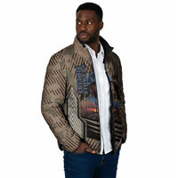 Freddie Stowers African American Padded Jacket Medal Of Honor Red Hand - Military Camouflage Striped World War I