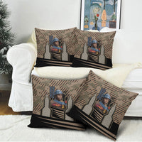 Freddie Stowers African American Pillow Cover Medal Of Honor Red Hand - Military Camouflage Striped World War I
