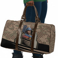 Freddie Stowers African American Travel Bag Medal Of Honor Red Hand - Military Camouflage Striped World War I