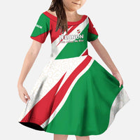 Lebanon Phoenix Family Matching Tank Maxi Dress and Hawaiian Shirt with Cedar Flag Colors and Inspirational Quote