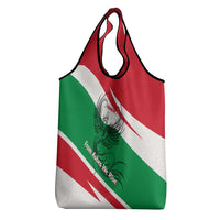 Lebanon Phoenix Grocery Bag with Cedar Flag Colors and Inspirational Quote