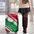 Lebanon Phoenix Luggage Cover with Cedar Flag Colors and Inspirational Quote
