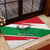 Lebanon Phoenix Rubber Doormat with Cedar Flag Colors and Inspirational Quote