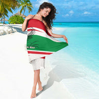 Lebanon Phoenix Sarong with Cedar Flag Colors and Inspirational Quote