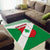 Lebanon Flag Shield Area Rug with Cedar Emblem and National Colors