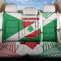 Lebanon Flag Shield Back Car Seat Cover with Cedar Emblem and National Colors