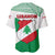 Lebanon Flag Shield Baseball Jersey with Cedar Emblem and National Colors