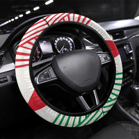 Lebanon Flag Shield Steering Wheel Cover with Cedar Emblem and National Colors