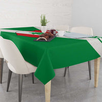 Lebanon Flag Shield Tablecloth with Cedar Emblem and National Colors
