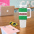 Lebanon Flag Shield Tumbler With Handle with Cedar Emblem and National Colors