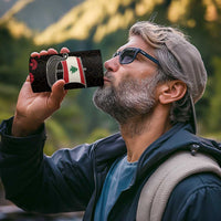 Lebanon Phoenician Ship 4 in 1 Can Cooler Tumbler with Byblos Heritage and Cedar Sail Design