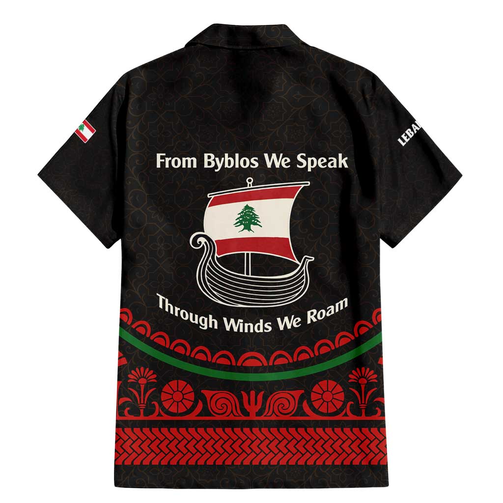 Lebanon Phoenician Ship Family Matching Mermaid Dress and Hawaiian Shirt with Byblos Heritage and Cedar Sail Design