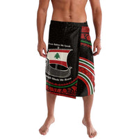 Lebanon Phoenician Ship Lavalava with Byblos Heritage and Cedar Sail Design