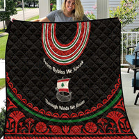 Lebanon Phoenician Ship Quilt with Byblos Heritage and Cedar Sail Design