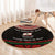 Lebanon Phoenician Ship Round Carpet with Byblos Heritage and Cedar Sail Design