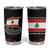 Lebanon Phoenician Ship Tumbler Cup with Byblos Heritage and Cedar Sail Design