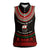 Lebanon Phoenician Ship Women Sleeveless Polo Shirt with Byblos Heritage and Cedar Sail Design