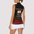 Lebanon Phoenician Ship Women Sleeveless Polo Shirt with Byblos Heritage and Cedar Sail Design