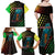 Lebanon Wild Cedar Forest Family Matching Off Shoulder Maxi Dress and Hawaiian Shirt with Leopard and National Map Design
