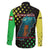 Lebanon Wild Cedar Forest Family Matching Puletasi and Hawaiian Shirt with Leopard and National Map Design