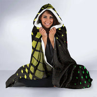 Lebanon Wild Cedar Forest Hooded Blanket with Leopard and National Map Design