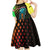 Lebanon Wild Cedar Forest Kid Short Sleeve Dress with Leopard and National Map Design