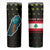 Lebanon Wild Cedar Forest Skinny Tumbler with Leopard and National Map Design