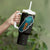 Lebanon Wild Cedar Forest Tumbler With Handle with Leopard and National Map Design
