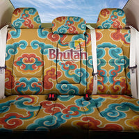 Bhutan Dragon Back Car Seat Cover with Traditional Cloud Motif in Vibrant Himalayan Colors