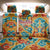 Bhutan Dragon Back Car Seat Cover with Traditional Cloud Motif in Vibrant Himalayan Colors
