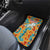 Bhutan Dragon Car Mats with Traditional Cloud Motif in Vibrant Himalayan Colors