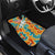 Bhutan Dragon Car Mats with Traditional Cloud Motif in Vibrant Himalayan Colors