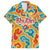 Bhutan Dragon Family Matching Summer Maxi Dress and Hawaiian Shirt with Traditional Cloud Motif in Vibrant Himalayan Colors