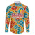 Bhutan Dragon Family Matching Summer Maxi Dress and Hawaiian Shirt with Traditional Cloud Motif in Vibrant Himalayan Colors