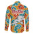 Bhutan Dragon Family Matching Summer Maxi Dress and Hawaiian Shirt with Traditional Cloud Motif in Vibrant Himalayan Colors
